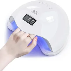 Lampă UV LED SUN5 48 W cu senzor și afișaj digital, manichiură