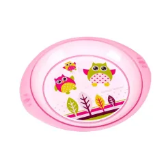 En-gros Farfurie „Bufniță”, Canpol babies, fără BPA, roz - vânzare en-gros pentru revânzare