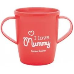 En-gros Căniță „I love Mummy”, Canpol babies, fără BPA, 250 ml, roșu - vânzare en-gros pentru revânzare