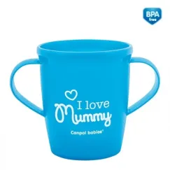 En-gros Căniță „I love Mummy”, Canpol babies, fără BPA, 250 ml, albastru - vânzare en-gros pentru revânzare