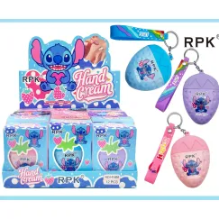 Cremă de Mâini cu Breloc și Aromă de Căpșuni Rpk H1655 - Set 12 Bucăți