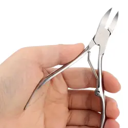 Cleste de pedichiură mijlociu – Oțel inoxidabil, lamă curbată