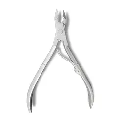 Clește Pedichiură Satin Lung din Inox – Tăiere Precisă pentru Unghii și Cuticule