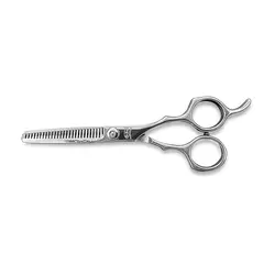 Foarfecă de filat dublă din inox cu lame zimțate