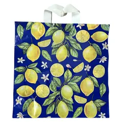 Pungă Lămâi Albastru din plastic 35x35 cm 50 microni