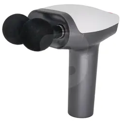 Aparat de masaj gun profesional cu cap dublu, 10 trepte și 4 capete interschimbabile