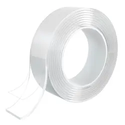 Bandă dublu adezivă transparentă Ivy Grip Tape Nano PU, 30 mm x 5 m, reutilizabilă