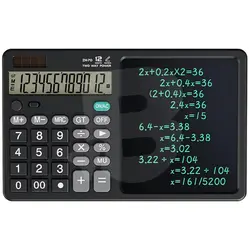 Calculator multifuncțional cu tabletă de scris LCD și stilus