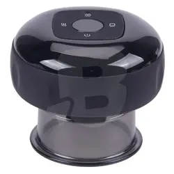 Dispozitiv de masaj cu ventuze Smart Cupping cu vacuum și încălzire, afișaj LED