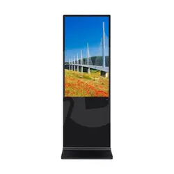 Ecran digital informativ de 50 inch tip kiosk cu funcție touch și gesturi multiple pentru afișaj comercial