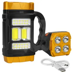 Lampă solară multifuncțională Hurry Bolt HB-2678 25W cu LED și COB