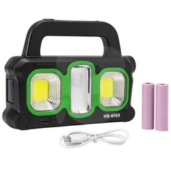 Lampă solară de lucru Hurry Bolt HB-6169 cu LED și funcție Power Bank