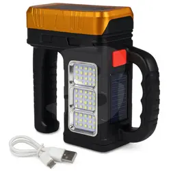 Lanternă solară portabilă Hotter Mouse 7702-B cu dublă iluminare LED