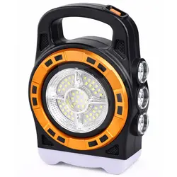 Lanternă solară LED 20W Hurry Bolt HB-6678L cu powerbank, 3 moduri iluminare