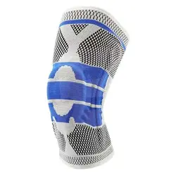 Orteză elastică pentru genunchi cu material respirabil și compresie sportivă