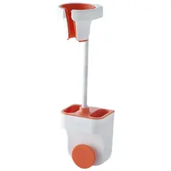 Suport universal pentru uscător de păr cu montare pe perete și compartiment depozitare