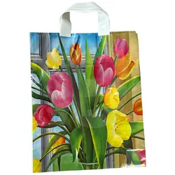 Pungă lalele 30 × 40 cm, 50 microni, set 50 bucăți