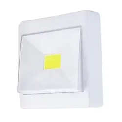 Lampă LED de perete tip întrerupător fără fir, COB 3W, cu montaj magnetic