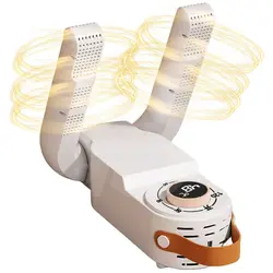 Uscător electric pentru încălțăminte pliabil cu aer cald și temporizator