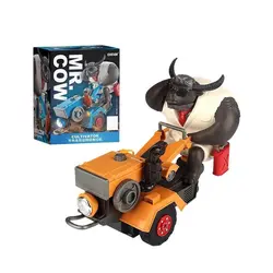 Jucărie Interactivă Buffalo Mr. Cow Dandy, Dansatoare cu Rotație 360 Grade, Lumini LED și Efecte Muzicale, Înălțime 20 cm, Multicolor