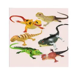 Set 6 reptile mari din cauciuc 23 cm prezentare produs