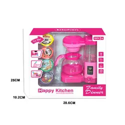 Filtru de cafea interactiv „Happy Family”, cu lumini, sunete și funcție reală de picurare a apei