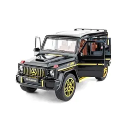Mașină metalică G63 1:24 vedere frontală
