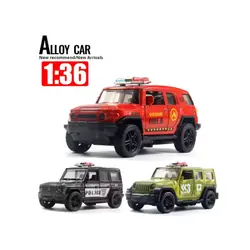 Mașini Metalice de Urgență (Poliție, Pompieri, Armată), Scara 1:36, Caroserie Die-Cast, Mecanism Pull-Back, Lungime 12 cm