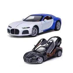 Machetă Metalică de Lux Model Atlantic, Scara 1:24, Portiere și Capotă Mobile, Design Elegant, Lungime 20 cm