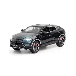 Machetă Lamborghini Urus 1:24, Fum pe bază de apă, Metalică, cu Lumini, Sunete și 6 Uși Mobile