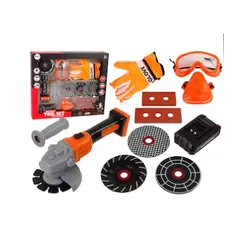 Set Scule Cu Polizor Unghiular Electric și Echipament de Siguranță