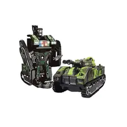 Tank Warrior cu Transformare Automată, Lumini, Muzică și Funcție Bump & Go