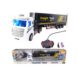 Camion cu telecomandă Freight Truck "International Sea Freight", scara 1:16, Funcție Completă