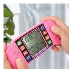 Consolă de Joc Portabilă cu Ecran Mare, Controller Built-in, 23 de Jocuri Clasice (Tetris, Snake), Design Ergonomic, Lungime 18 cm, Multicolor