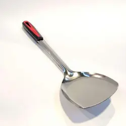 Paletă din inox pentru gătit, cu mâner ergonomic