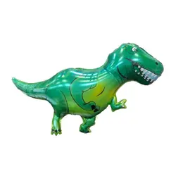 Balon din Folie de Aluminiu Tip Figurină, Model Dinozaur Triceratops, 86 x 88 cm
