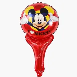 Balon din Folie de Aluminiu Figurină, Model Mickey Mouse, Roșu, 50 x 28 cm