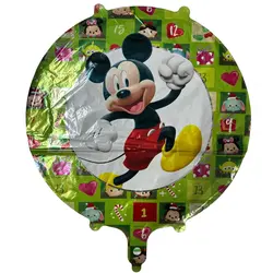 Balon din Folie de Aluminiu Rotund Mickey Mouse, Decor Festiv Disney, 45 x 45 cm