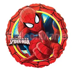 Balon din Folie de Aluminiu Rotund, Ultimate Spider-Man, 45 x 45 cm
