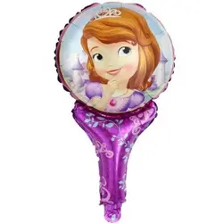 Balon din Folie cu Mâner Figurină Prințesa Sofia Întâia, Decor Petrecere Regală, 50 x 28 cm