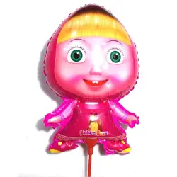 Balon din Folie de Aluminiu Tip Figurină, Model Masha, 63 cm