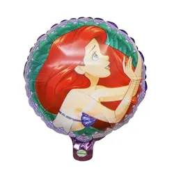 Balon din Folie de Aluminiu Rotund, Imprimeu Figurina Personaje Indragite, 45 x 45 cm