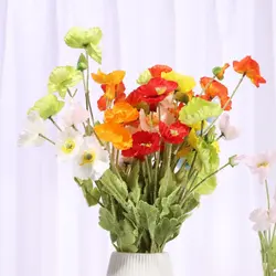 Buchet de Verdeață Artificială cu 15 Fire Ramificate, Aspect Natural, Înălțime 56 cm