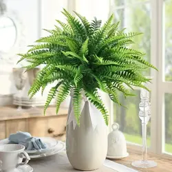 Liană Florală Artificială cu 7 Capete de Flori, Ghirlandă Decorativă, Înălțime 35 cm