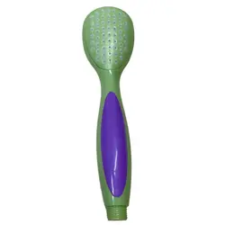 Cap de Duș din Plastic ABS, Finisaj Alb/Cromat, Diametru 8 cm, Mâner Ergonomic