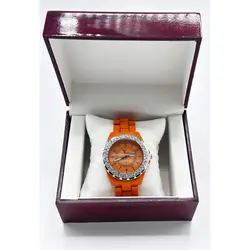 Ceas de Mână pentru Damă, Elegant, cu Pietricele și Brățară Metalică