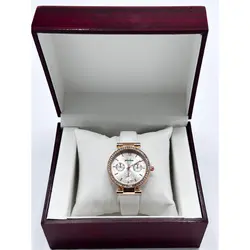 Ceas de Mână pentru Damă, Decorat cu Pietricele, Curea din Piele