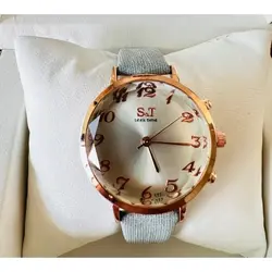 Ceas de Mână pentru Damă, Curea din Piele, Diverse Culori