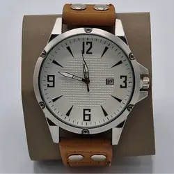 Ceas de Mână Bărbătesc cu Dată și Curea din Piele – Set 4 Modele Elegante