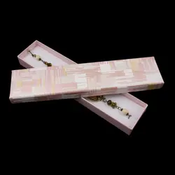 Cutie de Cadou Lungă pentru Colier, Brățară sau Ceas, Organizator Bijuterii, 21 x 4.5 cm